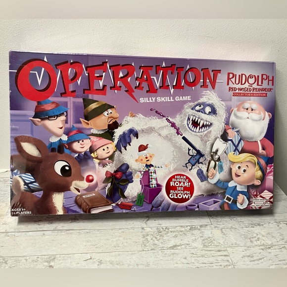 usaopoly Other - 2012 Operation Rudolph the Red Nosed Reindeer Silly Skill Game Collectors Ed NEW
